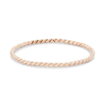Load image into Gallery viewer, Twisted Stacking Ring - 14k Rose Gold
