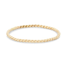 Load image into Gallery viewer, Twisted Stacking Ring - 14k Yellow Gold
