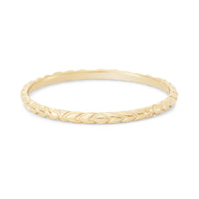 Load image into Gallery viewer, Revival Stacking Ring - 14k Yellow Gold
