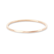 Load image into Gallery viewer, Faceted Felicity Stacking Ring - 14k Yellow Gold
