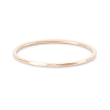 Load image into Gallery viewer, Faceted Felicity Stacking Ring - 14k Rose Gold
