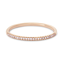 Load image into Gallery viewer, Rose Gold Endalaus I Ring - 14k Rose Gold, White Diamond
