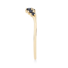 Load image into Gallery viewer, Revelry Ring - 14k Yellow Gold, Black Diamond
