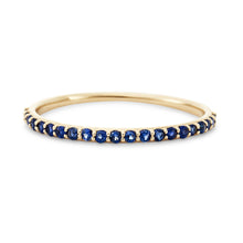 Load image into Gallery viewer, Black Diamond Vibrant Band - 14k Yellow Gold, Precious Gems

