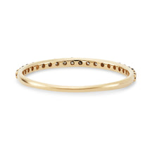 Load image into Gallery viewer, Grey Diamond Vibrant Band - 14k Yellow Gold, Precious Gems
