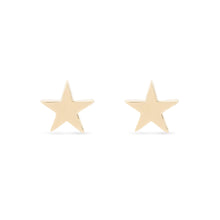 Load image into Gallery viewer, Everyday Little Stella Star Earring - 14k Yellow Gold
