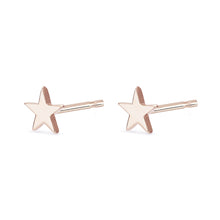 Load image into Gallery viewer, Everyday Little Stella Star Earring - 14k Yellow Gold

