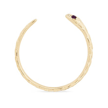 Load image into Gallery viewer, Revival Ruby Snake Ring - 14k Rose Gold
