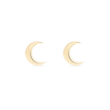 Load image into Gallery viewer, Everyday Little Crescent Moon Earring - 14k Rose Gold

