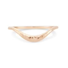 Load image into Gallery viewer, Hammered Bump Ring - 14k Yellow Gold

