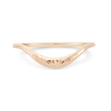 Load image into Gallery viewer, Hammered Bump Ring - 14k Rose Gold
