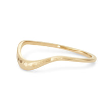 Load image into Gallery viewer, Hammered Bump Ring - 14k Rose Gold
