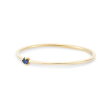 Load image into Gallery viewer, Serendipity blue sapphire Ring - 14k Yellow Gold, Precious Gems
