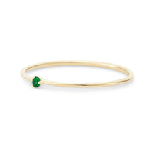 Load image into Gallery viewer, Serendipity Emerald Ring - 14k Yellow Gold, Precious Gems
