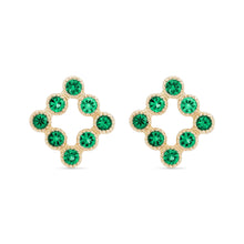 Load image into Gallery viewer, Treetop Forest Earring - 14k Yellow Gold
