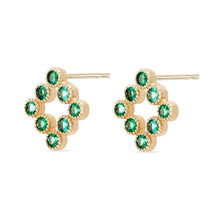 Load image into Gallery viewer, Treetop Forest Earring - 14k Yellow Gold
