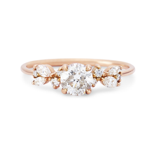 Load image into Gallery viewer, Endless Nerina Ring- 14k Yellow Gold, White Diamonds
