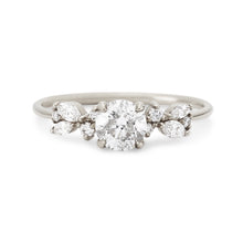 Load image into Gallery viewer, Endless Nerina Ring- 14k Yellow Gold, White Diamonds

