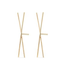 Load image into Gallery viewer, Chopstick Earring - 14k Yellow Gold
