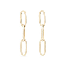 Load image into Gallery viewer, Inseparable Chain Earring - 14k Yellow Gold
