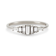Load image into Gallery viewer, Daybreak Band - 14k Yellow Gold, White Diamond
