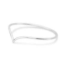 Load image into Gallery viewer, Skinny Chevron Ring - Sterling Silver

