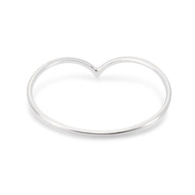 Load image into Gallery viewer, Skinny Chevron Ring - Sterling Silver
