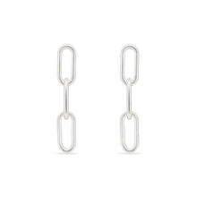 Load image into Gallery viewer, SIMPLE CHAIN STUD - Sterling Silver

