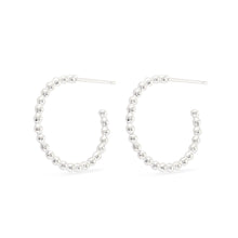Load image into Gallery viewer, Bubble Hoop Earrings - Sterling Silver
