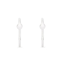 Load image into Gallery viewer, Plain Hug Earrings -Sterling Silver
