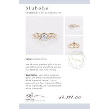 Load image into Gallery viewer, Endless Nerina Ring- 14k Rose Gold, White Diamonds
