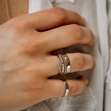 Load image into Gallery viewer, Summit Ring - 14k Rose Gold, Diamond
