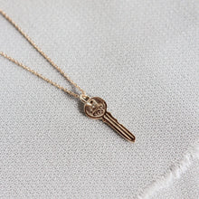 Load image into Gallery viewer, Avata Key Necklace - 14k Rose Gold
