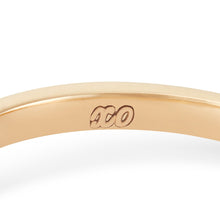 Load image into Gallery viewer, Eternal Harmony One of a Kind - 14k Yellow Gold, Seafoam Green Artist Cut Sapphire Ring
