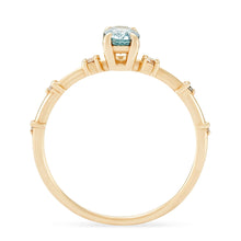 Load image into Gallery viewer, Ara One Of A Kind - 14k Yellow Gold, Sky Blue Sapphire Ring
