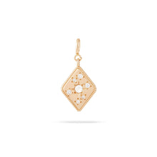 Load image into Gallery viewer, Written in the Stars Charm - 14k Yellow Gold
