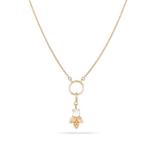 Load image into Gallery viewer, Bee Charm + Essential Necklace Duo
