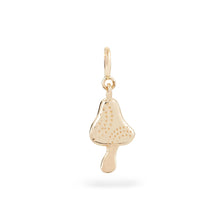 Load image into Gallery viewer, Mushroom Charm - 14k Yellow Gold
