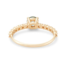 Load image into Gallery viewer, Blue Moon One Of A Kind - 14k Yellow Gold, Ice Blue Sapphire Ring
