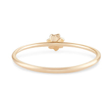 Load image into Gallery viewer, Dahlia Flower Ring - 14k Yellow Gold
