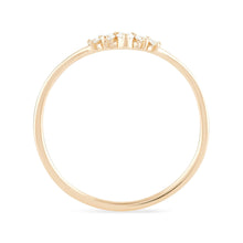 Load image into Gallery viewer, Kismet Ring - 14k Yellow Gold, White Diamond

