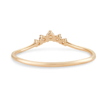 Load image into Gallery viewer, Kismet Ring - 14k Yellow Gold, White Diamond
