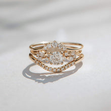 Load image into Gallery viewer, Endless Nerina Ring- 14k Yellow Gold, White Diamonds

