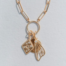 Load image into Gallery viewer, Written in the Stars Charm - 14k Yellow Gold
