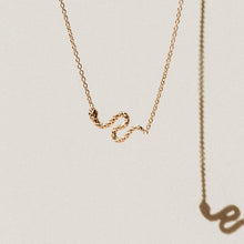 Load image into Gallery viewer, Revival Snake Necklace - 14k Rose Gold

