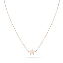 Load image into Gallery viewer, Everday Little Stella Star Necklace - 14k Rose Gold

