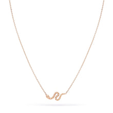 Load image into Gallery viewer, Revival Snake Necklace - 14k Rose Gold
