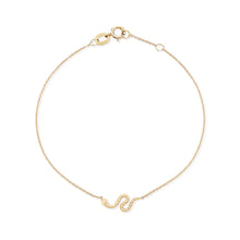 Load image into Gallery viewer, Revival Snake Bracelet - 14k Yellow Gold
