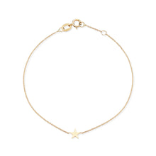 Load image into Gallery viewer, Everyday Little Stella Star Bracelet - 14k Yellow Gold
