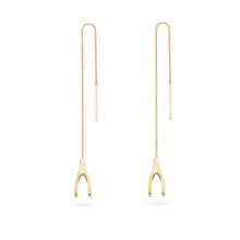 Load image into Gallery viewer, Wishbone Threader - 14k Yellow Gold
